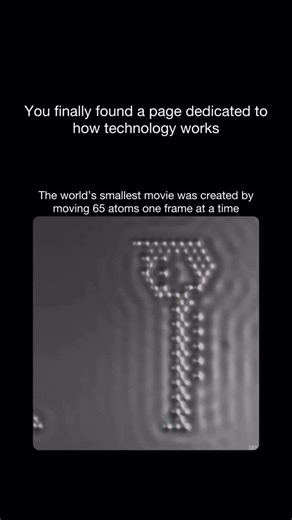 How Technology Works on Instagram: "Follow @howtechnologyworkss to learn how technology shapes our world, one post at a time The world’s smallest movie was crafted by arranging and repositioning 65 atoms frame by frame. The short film titled A Boy and His Atom even earned a Guinness World Record. To keep the atoms stable and prevent them from jumping out of place, the entire experiment had to be done at an ultra cold temperature close to minus 268 degrees Celsius. This project was far more than 