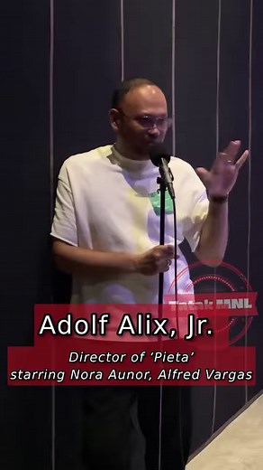 5.6K views · 52 reactions | WATCH: PIETA director Adolf Alix, Jr. talks about his film starring Ms. NORA AUNOR and Alfred Vargas during the #PietaSneakPreview. The movie is set to premiere in cinemas nationwide early next year. #Pieta #NoraAunor #AlfredVargas | Tatak Pelikula | Facebook