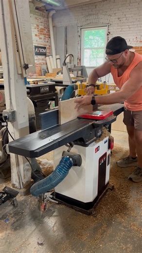 Sean Harmer Woodworking on Instagram: "Garage things with @jet.tools and Maple from The Maple Nebula. #woodshop #garageshop #jettools #maple #woodworking"