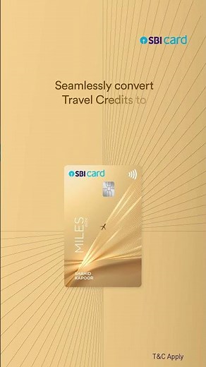 SBI Card Miles is here