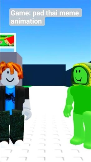 Roblox (Credits: Pad Thai Animation Game) #roblox #robloxshorts #shorts