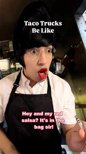 Izzy Insane on Instagram: "Taco Trucks be like #tacotruck #comedy #customerservice #latinos #reels"