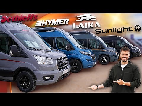 Der MEGA Camper Van Vergleich! | Was unterscheidet Sunlight, Dethleffs, Laika und Hymer ❓❗ | GÜMA TV