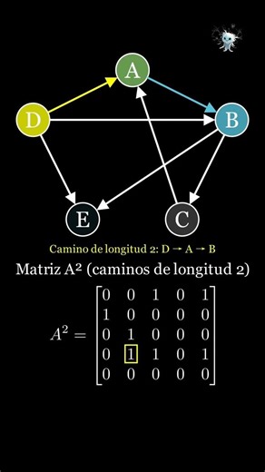 Matriz de Adjacência: Representação Algébrica de Grafos #mathematica #mathematics #estudosenem
