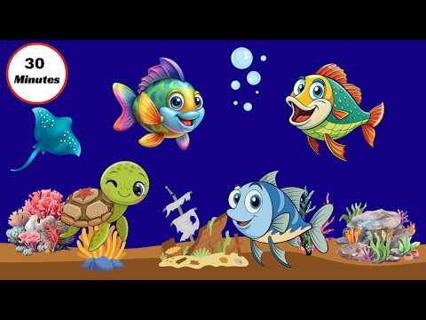 Sweet Underwater Lullaby , Calming Ocean Waves & Sleepy Fish for Toddlers 🌊#fishlullabymusic
