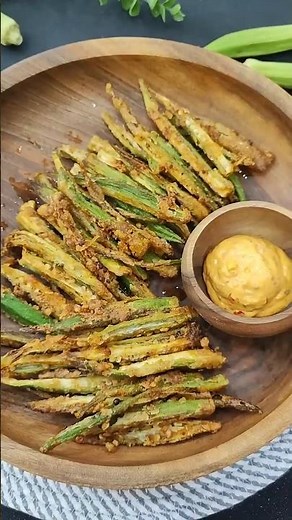 Crispy Fried Okra in 10 Minutes | Easy & Crunchy Okra Recipe