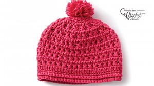 How to Crochet Pebble Stitch Hat   Tutorial