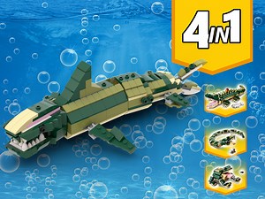 LEGO MOC-77217 31121 Shark Alternative Build (Creator > Creator 3-in-1 2021)