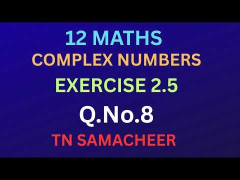 class12/Maths/Exercise2.5/Question 8/Complex Numbers/ Tamil/IyalAcademy