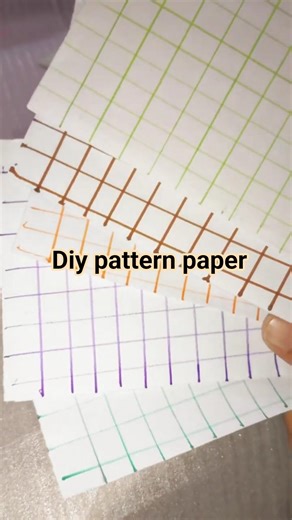 Diy easy pattern paper🍀 #jornal #journaling #diy #shorts #love #ideas #lifesnippets #diyart #artist
