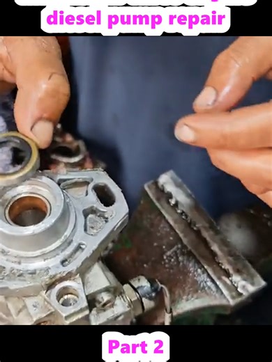 Mitsubishi pajero 2800cc engine diesel pump repair _ Mitsubishi 4m40 engine diesel pump repair (2)