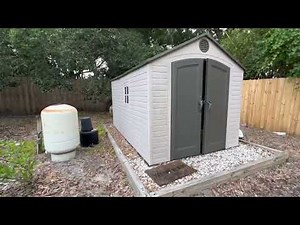Lifetime 60127 20 x 8 Ft Outdoor Storage Shed Review, What It's Like Owning A Lifetime Shed