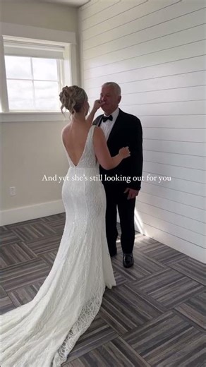 Father of the bride first look #love