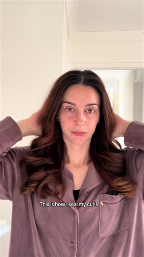 I use Rejuvabeads split end mender after styling to seal my ends ✨ Maintaining healthy ends on curly hair without weighing it down is an absolute must imo!! This bottle lasts me 12 months and it’s currently on sale so grab it now 🛍️ #hairstyling #curlyhairtutorial #splitendmender #lengthretention #monat