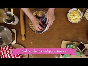 White Chocolate Splodge Traybake Recipe by Three Sisters Bake for Graham's