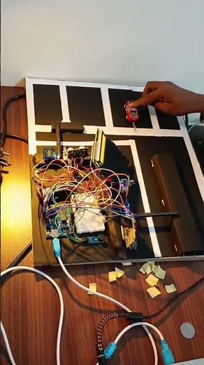 Arduino besed project digital parking system #vlog #parking#cuk #btech#vale#bhaiya#classic #trending