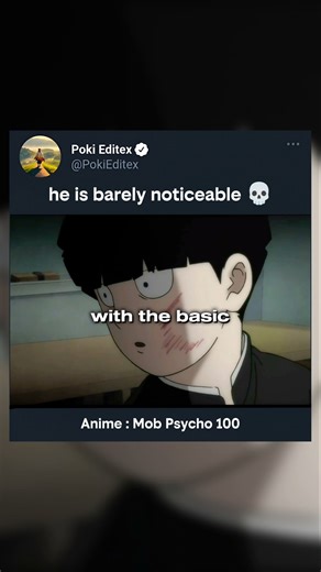 he is barely noticeable 💀 #anime #animeshorts