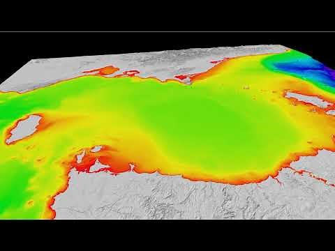 3D view of Bass Strait