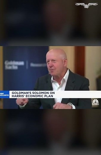 Goldman Sachs CEO David M. Solomon says analysis of Harris economic policy is overblown #shorts