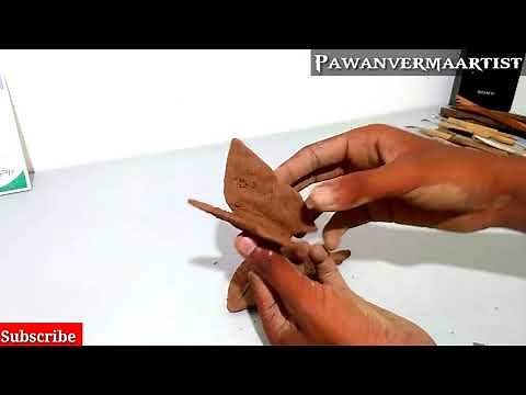 How to make clay butterfly at home || easy clay modelling for beginners ||