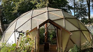 In this video, Dezeen showcases the best projects featured at the BioArt Laboratories, on show as part of Dutch Design Week 2023. The exhibition brings together a diverse range of projects which explore biotechnology, sustainability and humans' relationship with nature. Featured projects include a “sustainable death service” which turns human ashes into regenerative ocean reefs, fermented vegan leather and a kinetic art installation that explores the damaging effects of monoculture on the enviro