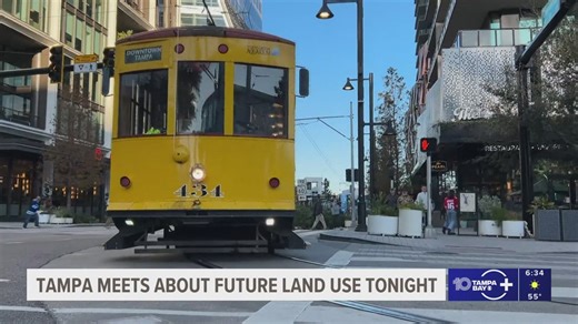 The Tampa City Council is discussing the future land use map in this evening's meeting