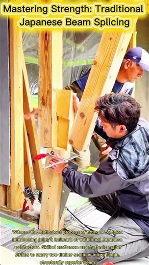 Mastering Strength: Traditional Japanese Beam Splicing
