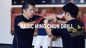 Can you use focus mitts to train Wing Chun? Sifu Francis Fong Francis Fong Martial Arts Academy shows an excellent drill for people beginning Wing Chun to learn proper structure and technique. | Budo Brothers