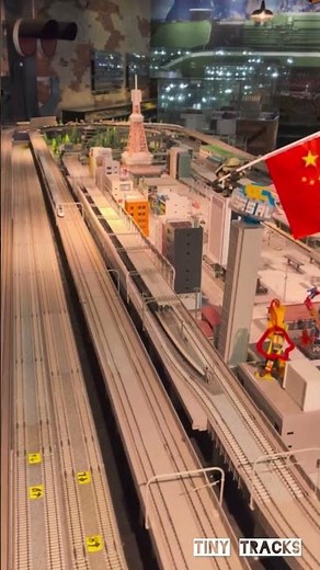 🚄 High-Speed Miniatures in Action! | Bullet Trains Race through a Futuristic Cityscape! #train
