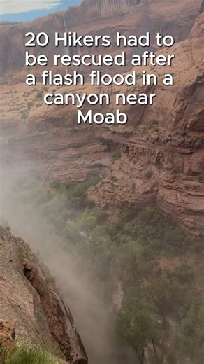 A huge monsoon has caused flooding in canyons near Moab, stranding hikers. #weather #monsoons #thunderstorm #canyon #nature #hiking Video Credit: sylvanslacks Photo Credit: Grand County Sheriff's Search and Rescue | Outside Magazine