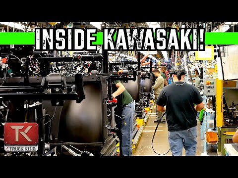 Go INSIDE the Kawasaki Factory And Watch Them Build ATVs, Jet Skis, SxSs and More!