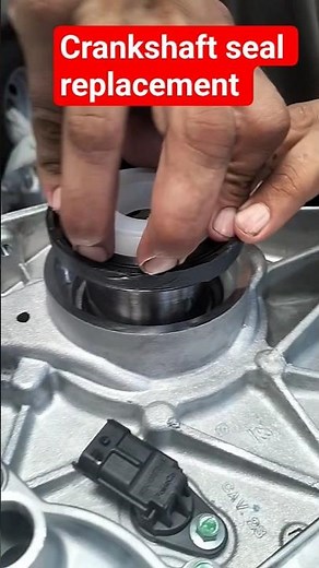 How to replace crankshaft seal ford #crankshaft #automobile #shorts #seal #mainshaft #camshaft #diy