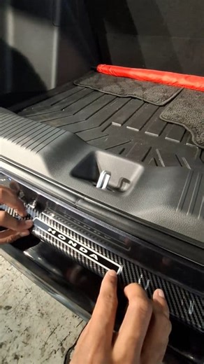 9.2K views · 51 reactions | ✨Honda Vezel Trunk Sill Protector Installed✨ Add that premium touch while protecting your trunk from scratches and scuffs!  Perfect blend of style & protection for your Vezel ❤️ #HondaVezel #VezelAccessories #CarUpgrade #autoessential #mauritius | Auto Essential | Facebook