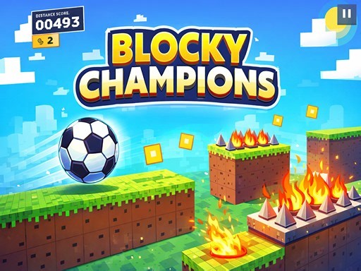 Play blocky champions | Free Online  Games. KidzSearch.com