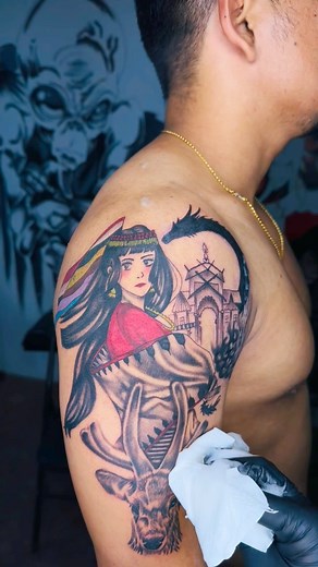 Meitei nupi animated Tattoo🔥 | Mei Tattoo