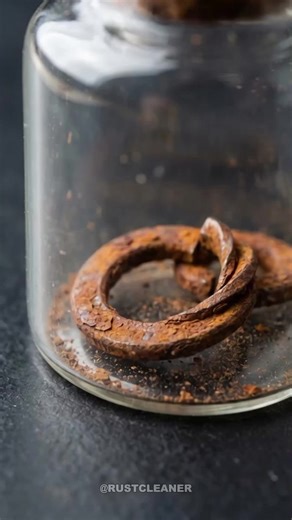Rusted Ring ASMR Cleaning with Spray Liquid