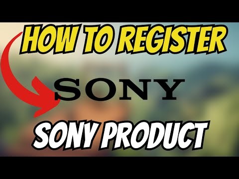 How To REGISTER Sony Product For Warranty - Easy Trick (2025)