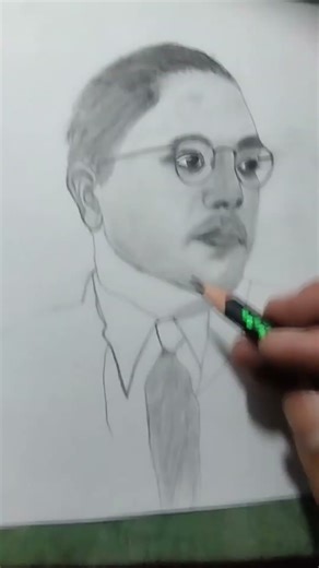#youtubeshorts #sketch baba bheem ambedkar sahab #drawing #art#viralshorts