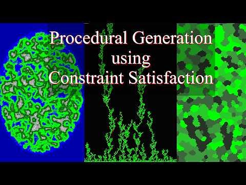 Procedural Generation using Constraint Satisfaction