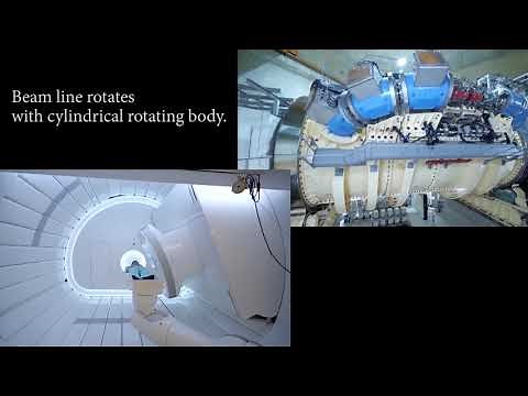 QST病院 重粒子線回転ガントリー治療室の紹介