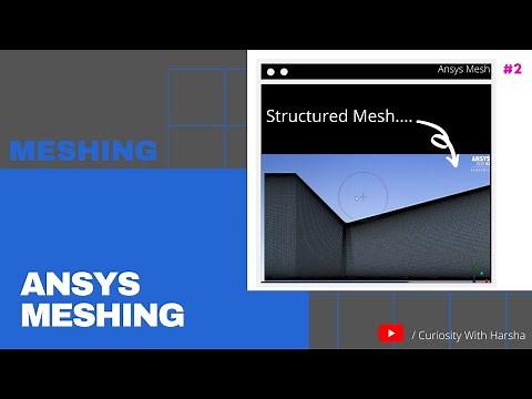 Meshing in Ansys Fluent | Structured Mesh | Tools overview | Naming the domain