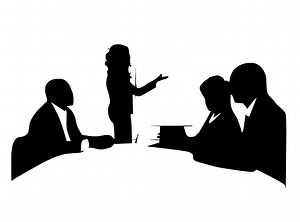 Download Meeting, Conference, Conference Room. Royalty-Free Vector Graphic