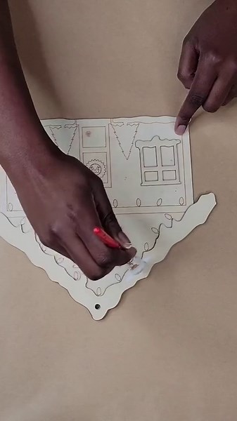 Grab a Dollar Store napkin holder for this genius Christmas idea!