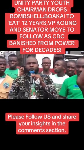 30K views · 1.2K reactions | UNITY PARTY YOUTH CHAIRMAN DROPS...