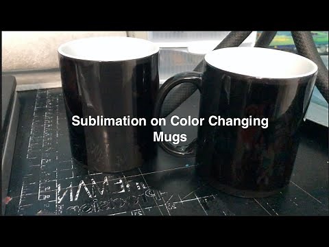 Sublimating on a Color Changing Mug| Magic Mug|Mug Press