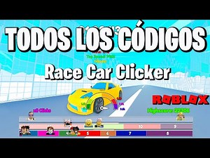 Todos los códigos de 🚖 RACE CAR CLICKER 🚖 activos Y actualizados de ROBLOX / NEW CODES UPDATE