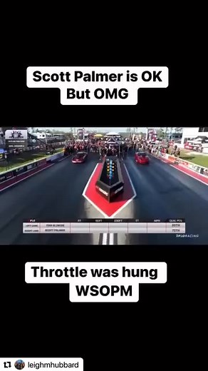 Glad my buddy Scott Palmer Racing is ok after this wild ride at World Series of Pro Mod That was a scary looking crash. #scottpalmer #baddude | Clay Millican