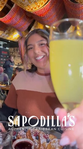 Sapodilla’s DC 🧑🏾‍🍳🇬🇾 on Instagram: "Take a Trip to Brunch 🥂🇬🇾 Sunday Brunch at Sapodilla’s just hits different 🥂 Join us for Bottomless Mimosas all day, Every Sunday, Paired with authentic Caribbean flavors and nonstop vibes. 🍾 Bottomless Mimosas 🎶 Live DJ 🍽 Authentic Caribbean Cuisine 📍 Sapodilla’s DC – Southeast Anacostia Tag your brunch besties and let’s sip, sparkle, and celebrate! 💃🏽🍹 #dcrestaurants #brunch #dmvfoodie #soca #socabrunch #dmvrestaurants #bottomlessbrunch"