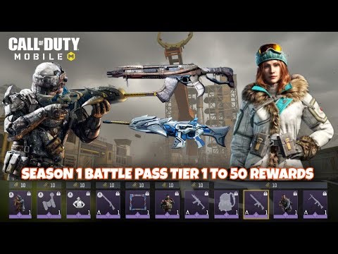 Season 1 Battle Pass Tier 1 to 50 Confirmed Rewards codm 2026 | New Working redeem code codm 2026