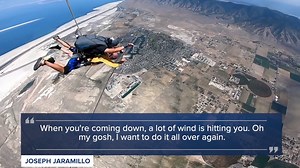 A veteran of the United States Army proves it’s never too late to achieve a dream. STORY: https://www.abc15.com/news/national/90-year-old-purple-heart-recipient-in-utah-lives-out-skydiving-dream | Scripps National News